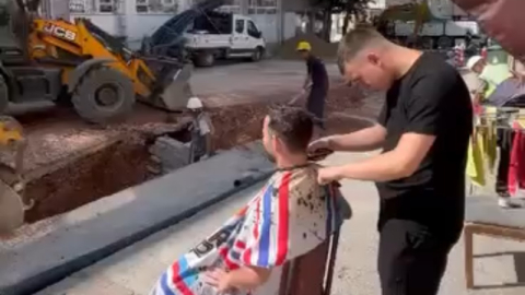 Bursa'da komik olay!