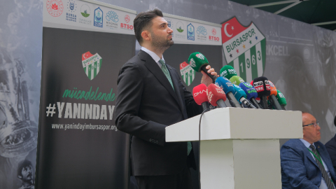 Enes Çelik'ten sert açıklama! "Bursaspor'un hakkını kimseye yedirmeyiz"