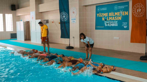 ADÜ yüzme havuzunda eğitimler başladı

