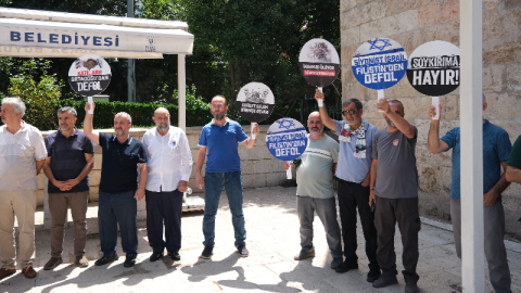 İsrail'e protesto sesleri Bursa'dan yükseldi!