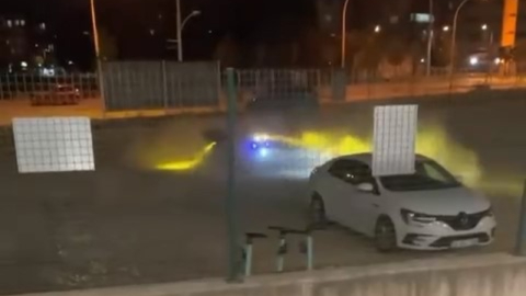 Bursa'da trafik magandası dakikalarca....