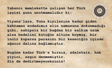 63 yıl önce Almanya’ya giden Türk işçilere verilen öğütler
