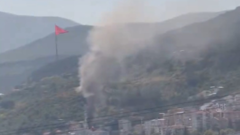 Bursa'nın merkezinde şok yangın!