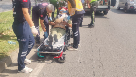 Bursa'da motosiklet sürücüsü yaraladı