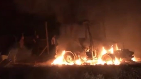 Bursa'da yangın bir anda büyüdü!