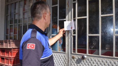 Yenişehir'de Suriyelilerin ruhsatsız dükkanları kapatıldı