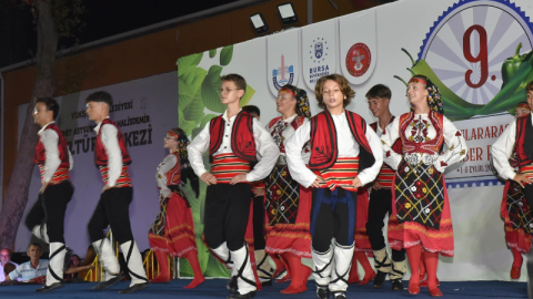 Altın Biber Festivali'nde folklör şöleni