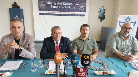 Hürriyetçi Eğitim Sen Bursa'da eğitimde gelinen durumu değerlendirdi