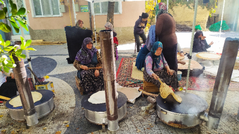 Hisarcık Şehitler Mahallesi’nde gözleme hayrı