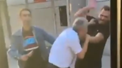 Otobüsteki kavga sokağa taştı