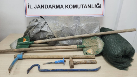Jandarmadan kaçak kazıya suçüstü!