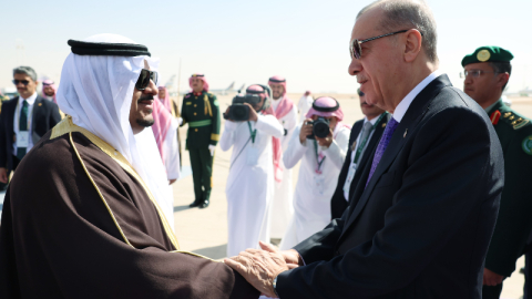 Erdoğan Suudi Arabistan'da