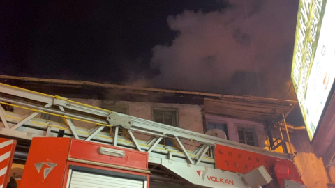 Bursa’da alevli gece