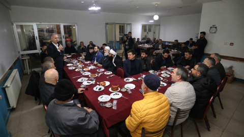 Başkan Alper Taban Bereket Sofrası buluşmasında