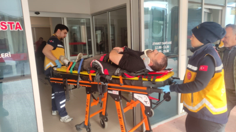 Kazaya karışmamak için kayıp düştü!