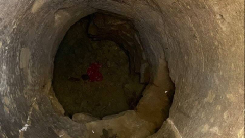 15 metrelik kuyuda yakalandılar