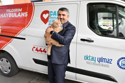 Yıldırım'da can dostu ambulans!