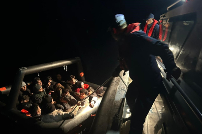 Bodrum'da 6’sı çocuk 21 düzensiz göçmen kurtarıldı