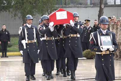 Şehit Jandarma Uzman Çavuş Nurettin Yaşar törenle uğurlandı
