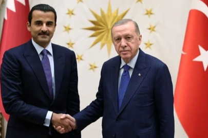Cumhurbaşkanı Erdoğan Katar Emiri Al Sani'yi kabul etti