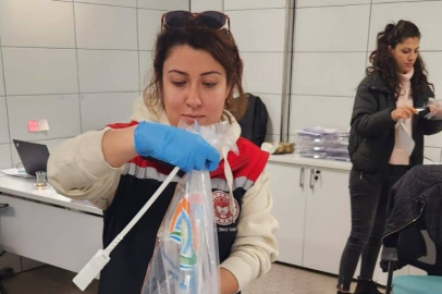 Rusya'ya gidecek balıklardan numune alımları yapıldı