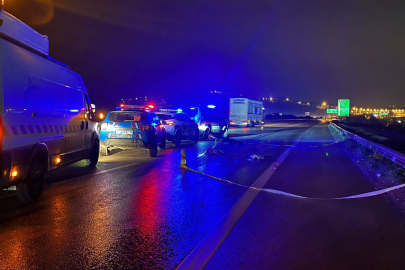 Yer Bursa... Otobanda trajik ölüm!