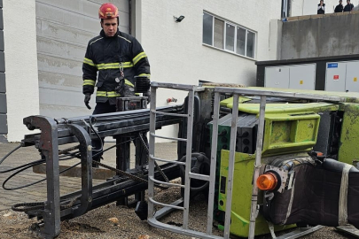 Bursa'da forklift operatörünün feci ölümü!