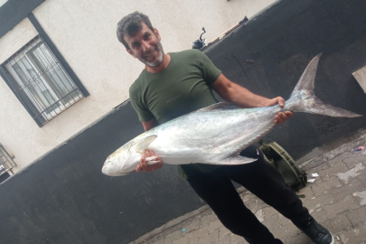 30 kiloluk balığa giderken eldeki telefondan oldu
