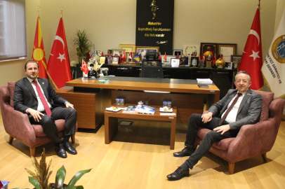 AK Parti Bursa Milletvekili Ahmet Kılıç, Kuzey Makedonya Bursa Fahri Konsolosu Halil Bedzeti’yi ziyaret
