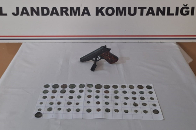 Tarihi eser niteliğinde 66 sikke ele geçirildi