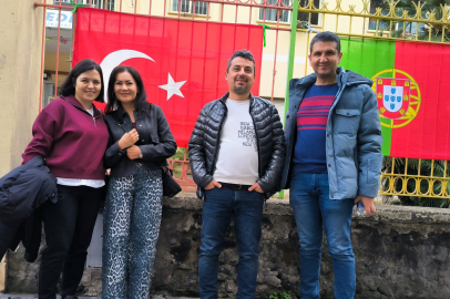 Portekiz ve İtalya'da Türk bayrağını dalgalandırdılar