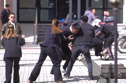 Üniversite kampüsünde polis ekiplerine kavgalı sürpriz