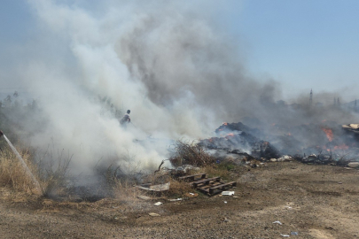Orhangazi'de otluk alandaki yangın büyümeden söndürüldü