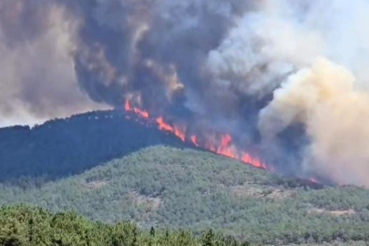 Harmancık’ta yangın yeniden büyüdü
