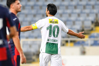 Bursaspor Teknik Direktörü Çağlayan’dan Muhammet Demir açıklaması