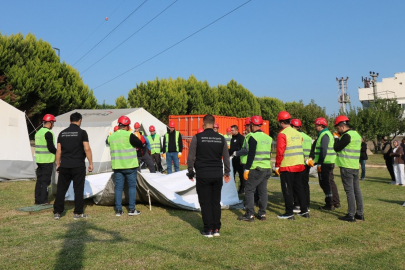 BURULAŞ personeline çadır kurma eğitimi