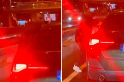 Bakan Yerlikaya: "Kadın sürücüye saldıran trafik zorbası yakalandı"