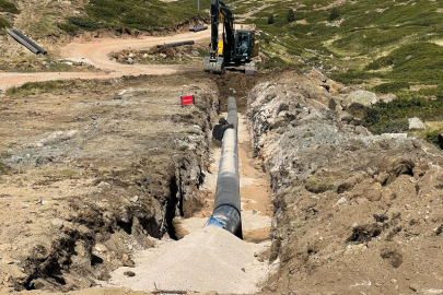 Uludağ’ın kaynaklarında içme suyu altyapısı yenilendi