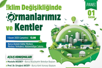 Bursa’da İklim Değişikliği Paneli: Ormanlar ve kentler mercek altında