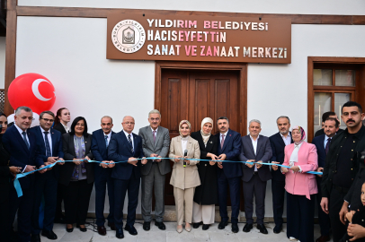 Yıldırım'da Hacıseyfettin Sanat ve Zanaat Merkezi açıldı