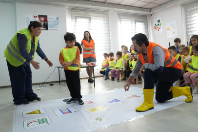 Osmangazi'de miniklere erken yaşta iş güvenliği bilinci