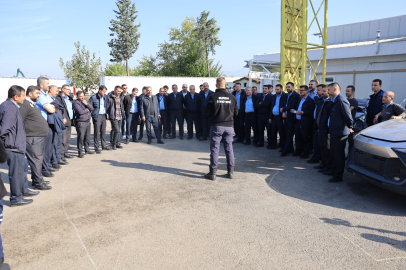 BURULAŞ şoförlerine yangınla mücadele eğitimi