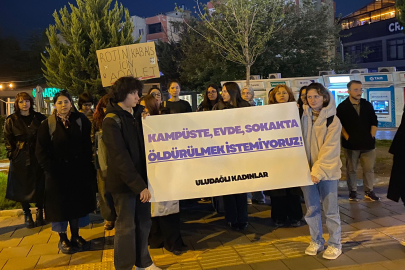 BUÜ öğrencilerinden Yasemin Bulut için eylem: "Güvenli semtlerde yaşamak istiyoruz"