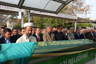 Başkan Aydın'ın kayınvalidesi Asude Koçak son yolculuğuna uğurlandı