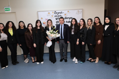 Başkan Aydın’dan öğretmenlere 24 Kasım ziyareti