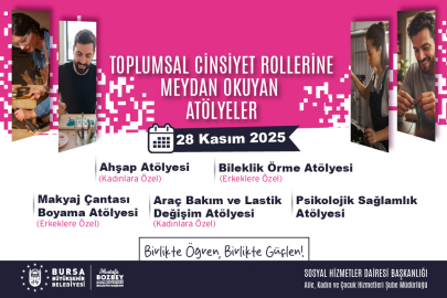 Bursa Büyükşehir’den kadına şiddete karşı farkındalık atölyeleri