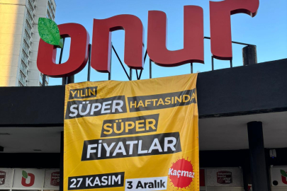 Yılın Süper Haftasında Onur Market’ten yüzlerce üründe süper fiyatlar