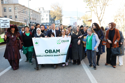 OBAM üyeleri Engelliler Günü’nde farkındalık için yürüdü