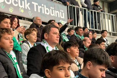 Osmangazi’de minik taraftarlar ilk kez Bursaspor maçı izledi