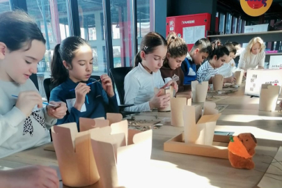 Nilüfer’de çocuklara sanat ve doğa gözlemi atölyesi